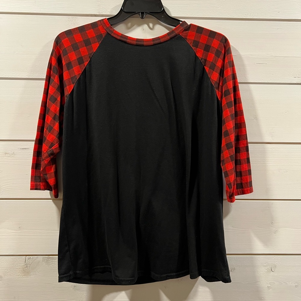 Buffalo Plaid Baseball Shirt | Large